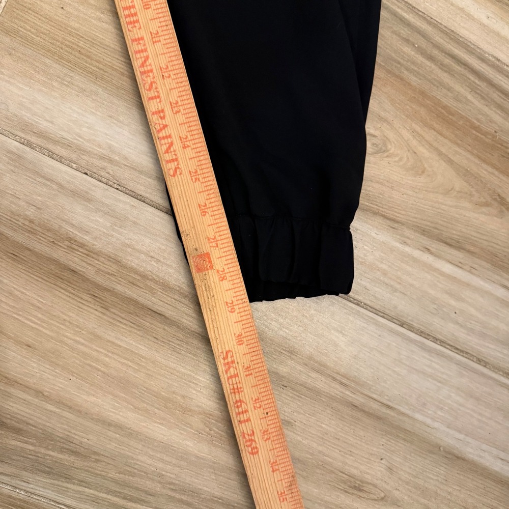 Polo Ralph Lauren Black Dressy Crepe Joggers Women's Size XL Elastic Waist - Picture 6 of 6